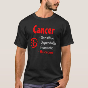 Cancer Zodiac Sign T-Shirt