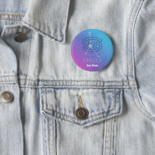 Cancer Zodiac Star Sign Horoscope Constellation 6 Cm Round Badge