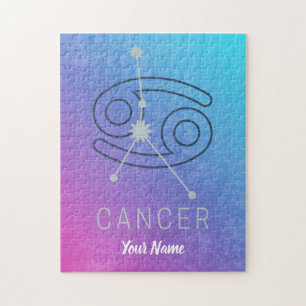 Cancer Zodiac Star Sign Horoscope Constellation Jigsaw Puzzle