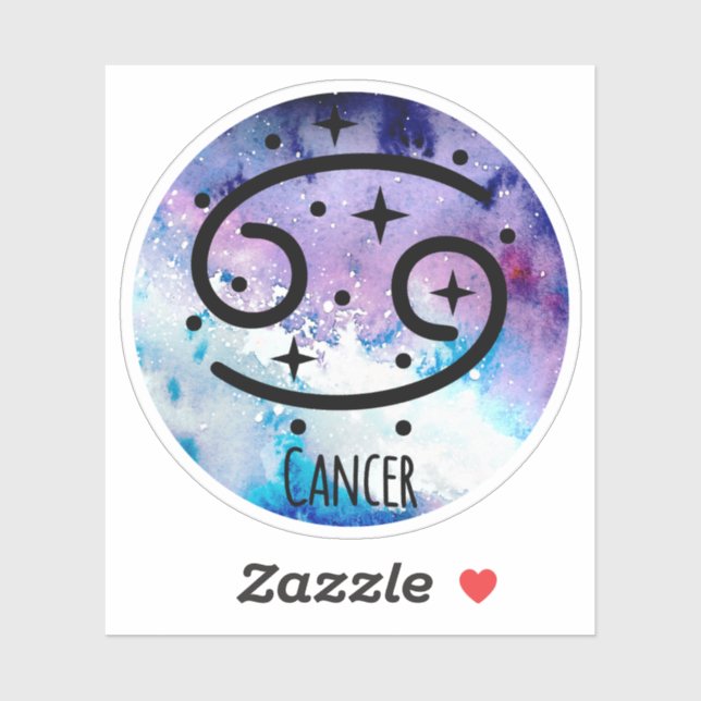 Cancer Zodiac Sticker (Sheet)