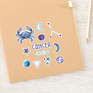 Cancer Zodiac Sticker Collection