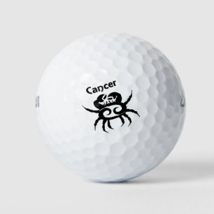 Cancer Zodiac Symbol and Sign Golf Balls