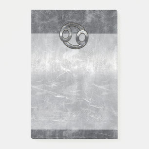 Cancer Zodiac Symbol in Distressed Decor Post-it Notes