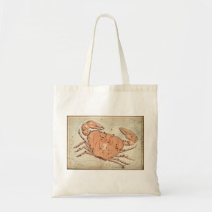 Cancer zodiac tote bag