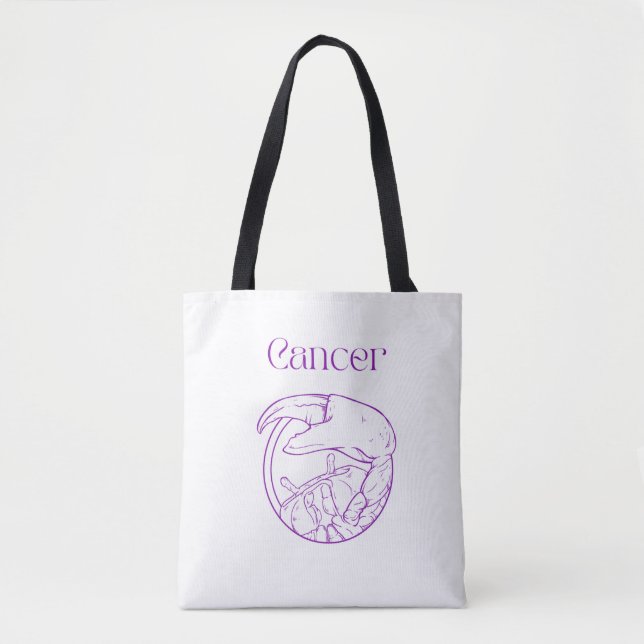 Cancer Zodiac   Tote Bag (Front)