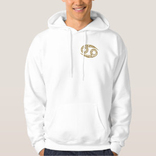 Cancer Zodiac - Tribal Gold Hoodie