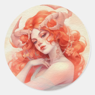 Cancerian/Cancer Classic Round Sticker
