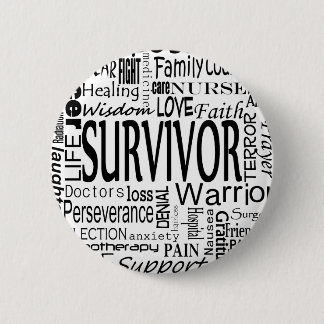 CancerWords 6 Cm Round Badge