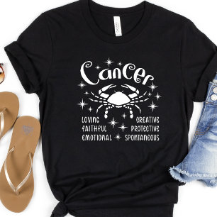  CancerZodiac Sign Horoscope Personality Traits T-Shirt