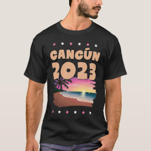 Cancun 2023 Mexico Summer Party Vacation Team T-Shirt