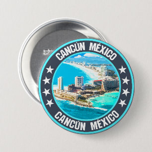 Cancún                                             7.5 cm round badge