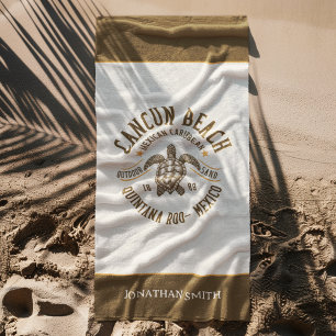 Cancun Beach Mexico Paradise Mexican Beach Towel
