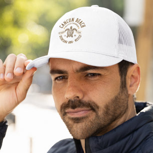 Cancun Beach Mexico   Paradise Mexican Beach Trucker Hat