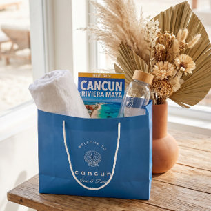 Cancun Blue Destination Wedding Welcome Bag