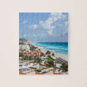 Cancun city on beachside jigsaw puzzle