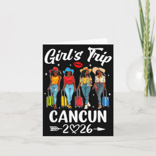 Cancun Girls Trip 2026 Birthday Squad Women Card
