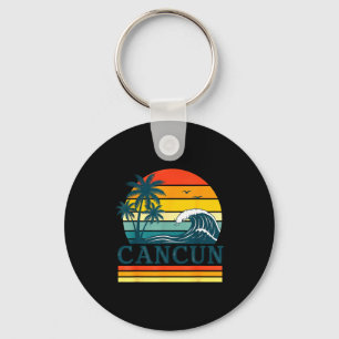 Cancun Holiday Christmas Trip Vacation Matching Key Ring