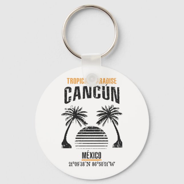 Cancún Key Ring (Front)