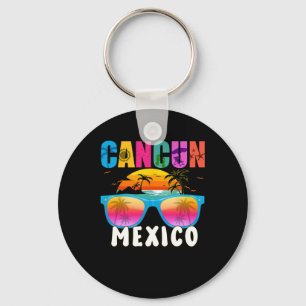 Cancun Mexico 2025 Vacation Beach Matching Family  Key Ring