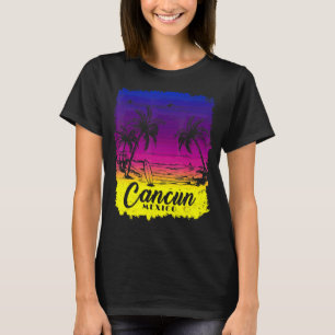 Cancun Mexico Beach Spring Break Vacation Surfing T-Shirt