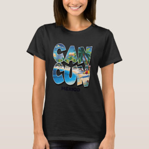 Cancun Mexico Beach Vibes Design T-Shirt