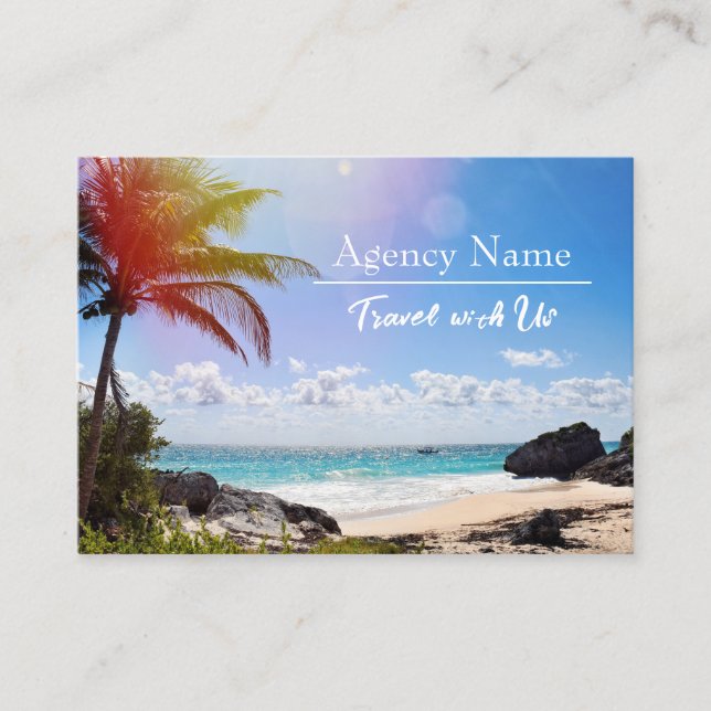 Cancun Mexico Business Card (Front)