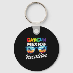 Cancun Mexico Destination Travel Beach Vacation Key Ring