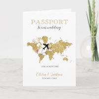 Cancun Mexico Destination Wedding Passport