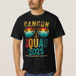 Cancun Mexico Family Squad Vacation 2025 Matching T-Shirt