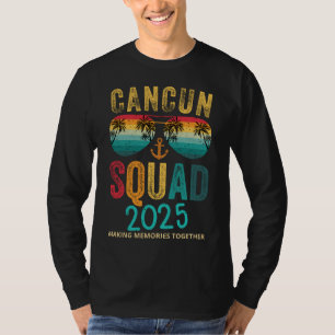 Cancun Mexico Family Squad Vacation 2025 Matching T-Shirt