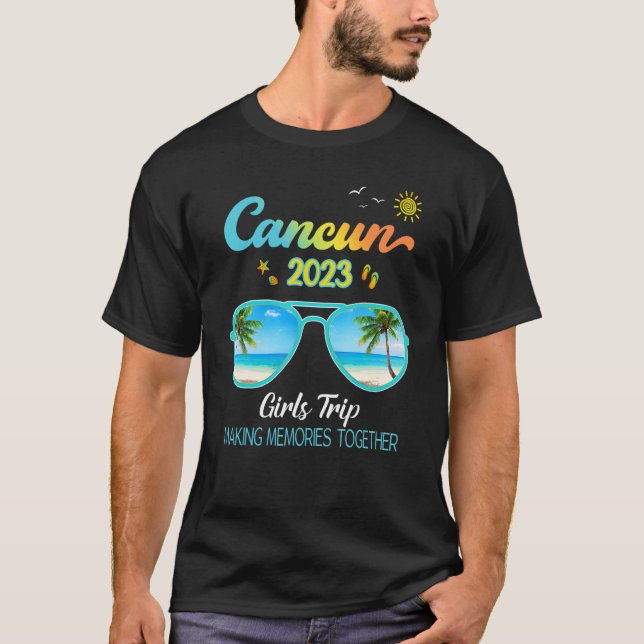 Cancun Mexico Family Trip 2023 Outfit_5 T-Shirt (Front)