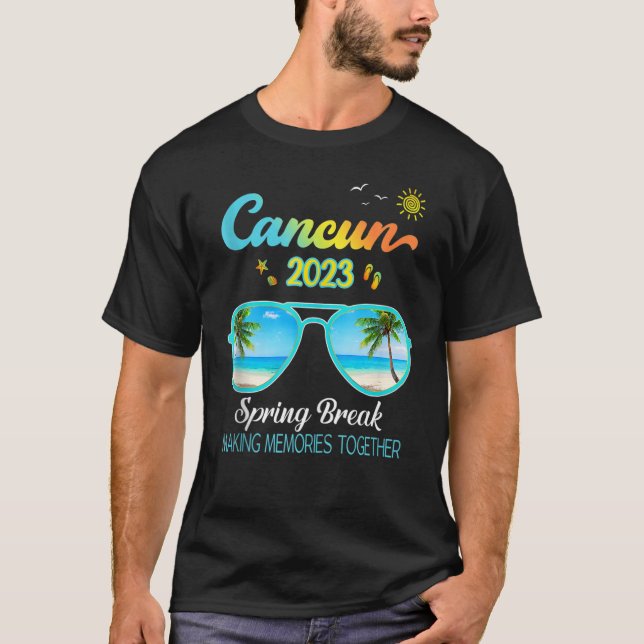 Cancun Mexico Family Trip 2023 T-Shirt (Front)
