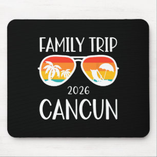 Cancun Mexico Family Trip 2026 Weekend Vacation Ma Mouse Pad