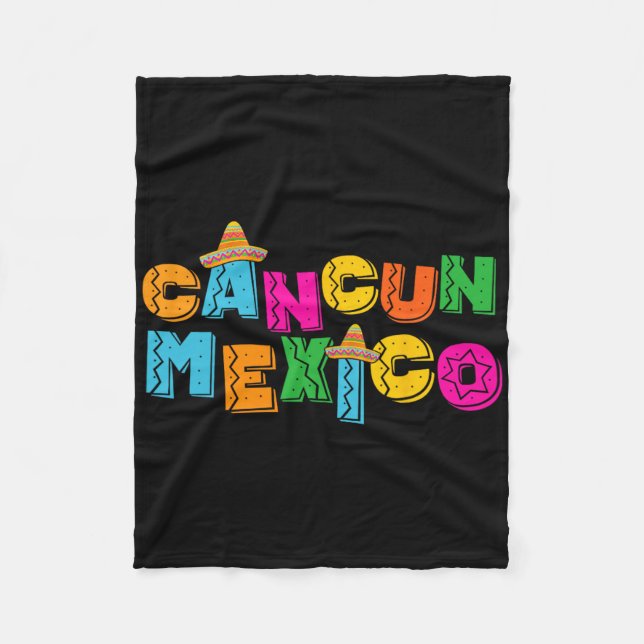 Cancun Mexico  Fleece Blanket (Front)