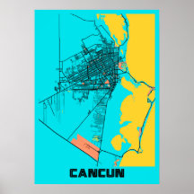 Cancun - Mexico Gloria City Map