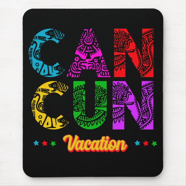 Cancun Mexico Group Vacation Adventure Mouse Pad (Front)