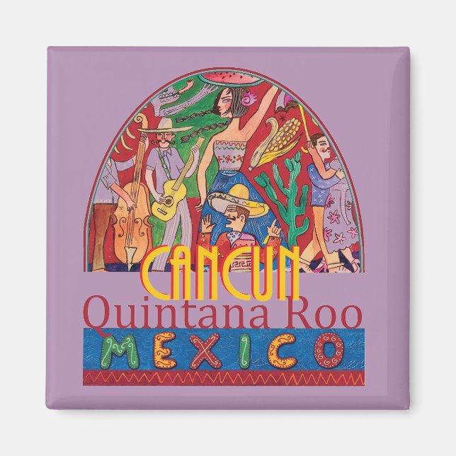 CANCUN Mexico Magnet (Front)