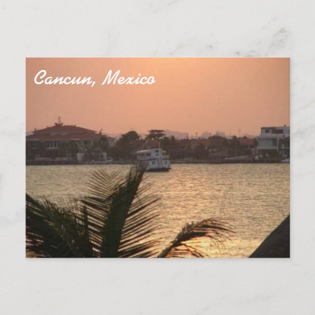 Cancun, Mexico Postcard (Front)