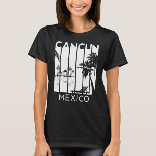 Cancun Mexico Retro Mexican Resort Vacation Summer T-Shirt