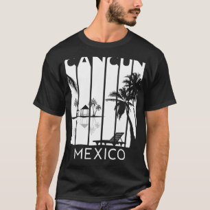 Cancun Mexico Retro Mexican Resort Vacation Summer T-Shirt