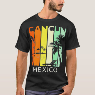 Cancun Mexico Retro Mexican Vacation Summer Trip 2 T-Shirt