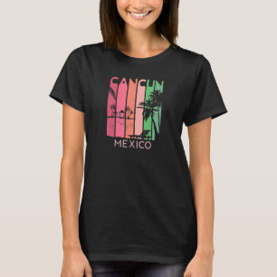 Cancun Mexico Retro Mexican Vacation Trip Cabo Tul T-Shirt