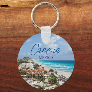 Cancun Mexico Scenic Souvenir Key Ring