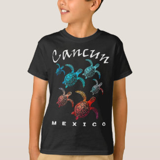 CANCUN MEXICO Sea Turtles Beach Vacation Trip Retr T-Shirt
