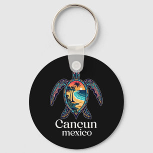 Cancun Mexico Souvenir Family Matching Vacation Ca Key Ring