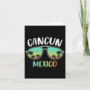 Cancun Mexico Souvenir Shirt Family Matching Vacat Card