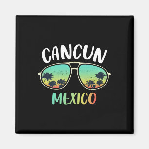 Cancun Mexico Souvenir Shirt Family Matching Vacat Magnet