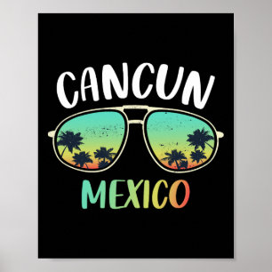 Cancun Mexico Souvenir Shirt Family Matching Vacat Poster