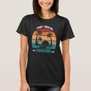 Cancun Mexico Summer Family Couple Matching Holida T-Shirt