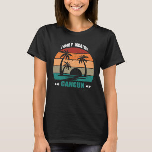 Cancun Mexico Summer Family Couple Matching Holida T-Shirt